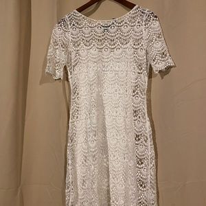 Ralph Lauren medium white lace dress